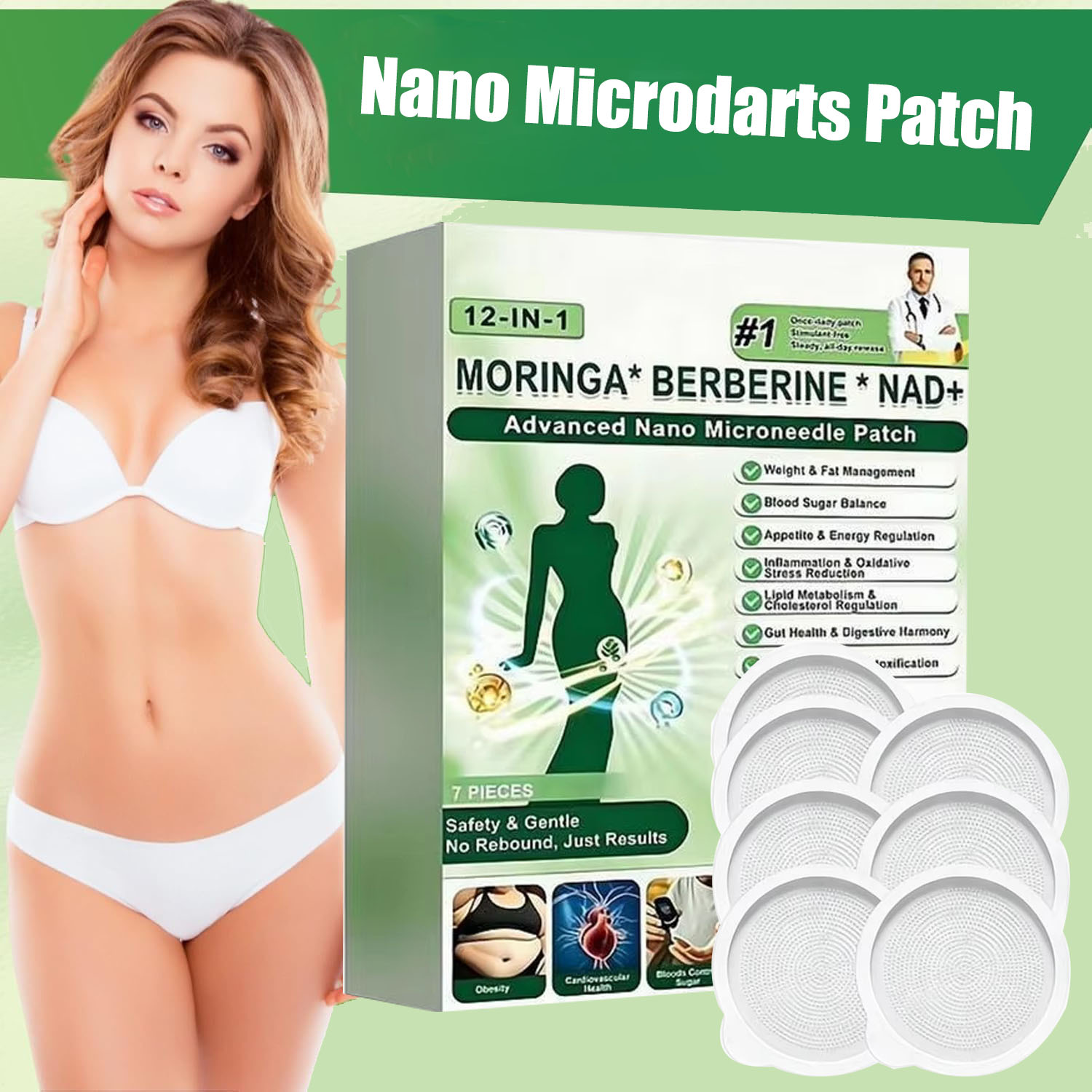 Xbody Health & Wellness - Cerotto Avanzato con Nano Microaghi per