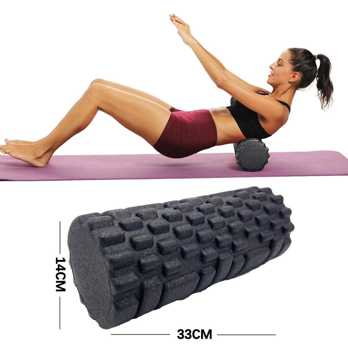 Health Wellness And Fitness - 30/33 centimetri Fitness Rullo di Schiuma